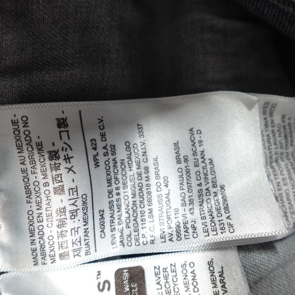 Levis 559 Jeans Blue Mens 40x32 Regular Fit Cotton Denim Mid Rise Straught Leg - Picture 7 of 12